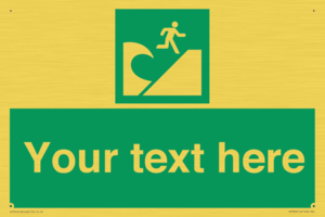 Custom Safe Condition Tsunami evacuation area